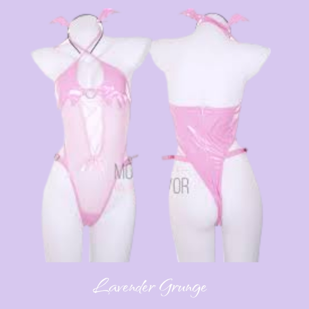 Moeflavor Pink Succubus Bodysuit